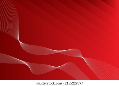 wallpaper or Background Red Color with wave
