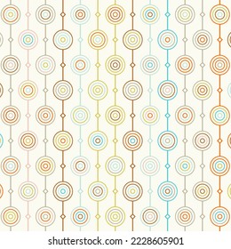 Wallpaper background with a retro styled pattern 
