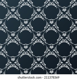 wallpaper background vintage black. Vector illustration