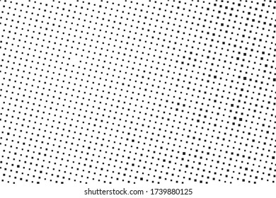 Wallpaper, banner with small and large rhombuses. Design element for web posters, cards, backdrops, panels Black and white color Vector illustration