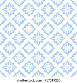 Wallpaper baroque, damask. Blue and white floral pattern. Vintage ornament. background for wallpaper, printing on the packaging paper, textiles, tile.