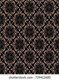 Wallpaper baroque, damask. Dark vector background. Vintage ornament. background for wallpaper, printing on the packaging paper, textiles, tile.