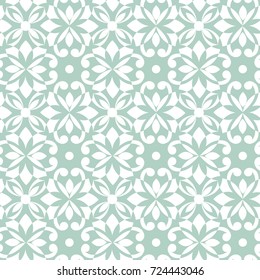 Wallpaper baroque, damask. White and blue floral pattern. Vintage ornament. background for wallpaper, printing on the packaging paper, textiles, tile.