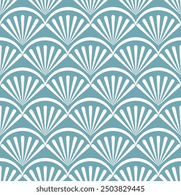 Fond d'écran de style baroque, damassé. Arrière-plan Image vectorielle harmonieux. Texture bleue et blanche Ornement floral.
