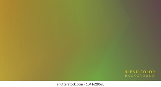 Wallpaper Blend Pattern For Banner And Poster Design Template. Blend Background Abstract Color. Abstract Backdrop Green and Yellow Color Pattern For Computer And Laptop Screen Premium Vector