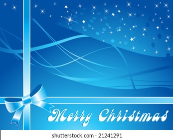 wallpaper, blue christmas background with stars