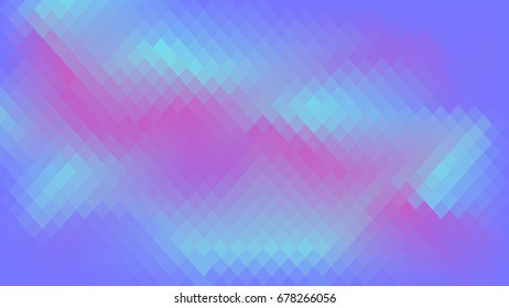 Wallpaper of blue violet gradient in polygonal rhombuses