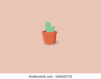 wallpaper cactus cute