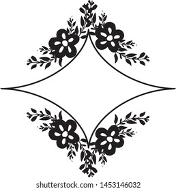 Wallpaper of card, various flower frame, decoration modern. Vector