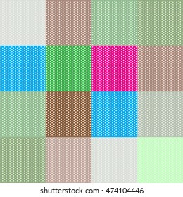  wallpaper checkered fabric patchwork vector illustration