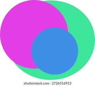 Círculos de Fondo de pantalla sobre un fondo blanco