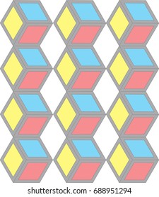 Wallpaper of colorful cubes