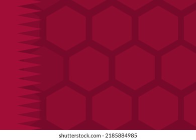 Wallpaper in the colors of Qatar. Vector illustration.