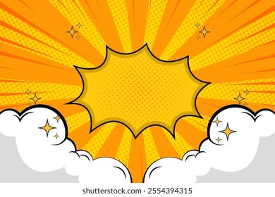 wallpaper comic style cartoon background cloud