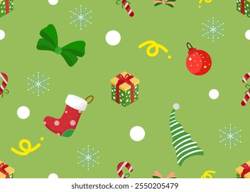Wallpaper in a cute style, bright colors, and beautiful patterns, is used for carpets, walls, tiles, blankets, and curtains. It is modern. Christmas Tree Theme and New Year 