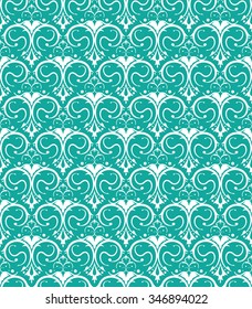 wall-paper Damask pattern vintage