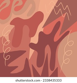 diseño de papel pintado con colores chocolate