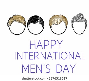 Wallpaper design commemorating men's day