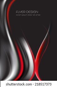 Wallpaper design, flyer template, corporate banner or cover design/vector illustration