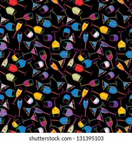 Wallpaper design for parties, seamless pattern