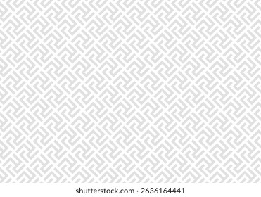 Wallpaper design with a subtle geometric maze seamless pattern