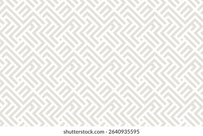 Wallpaper design with a subtle geometric maze seamless pattern