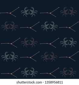 wallpaper with different patterns of cancer sign