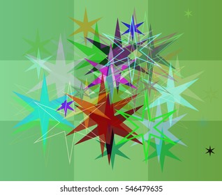 wallpaper in different sort, trendy star with clash