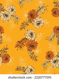 Wallpaper, fabric or design,floral pattern.