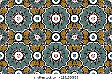 Wallpaper With Flowers Ethnic African Patterns Fabric From Africa  Navajo Nation Pattern Seamless Ornament Traditional Art Mexican Dress Design For Print Wallpaper Paper Texture Background