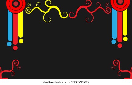 wallpaper geometric abstrack colorfull elegance vector illustration
