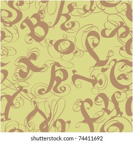 wallpaper with gothic letter