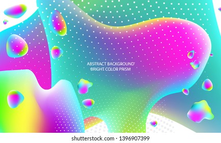 Wallpaper gradient light music bright colorful shapes abstract background liquid color web banner art summer