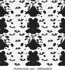 Wallpaper for halloween with bats.