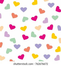 wallpaper heart pattern valentine day lovely vector background