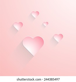 The wallpaper heart pink, sweet heart with background, graphic design, create, valentine's day 
