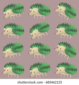 Wallpaper hedgehog pink