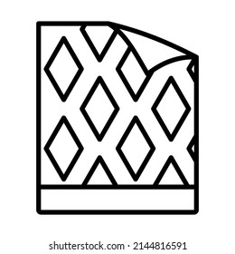 Wallpaper Icon. Bold outline design with editable stroke width. Vector Illustration.