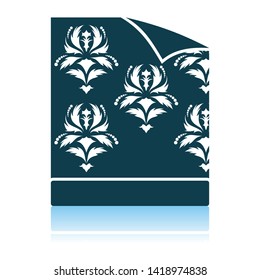 Wallpaper Icon. Shadow Reflection Design. Vector Illustration.