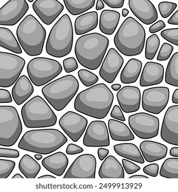 Wallpaper illustration with a pile of rocks