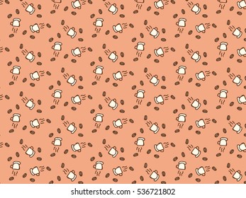 wallpaper illustration, seamless pattern