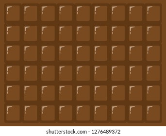 It is a wallpaper image of chocolate.