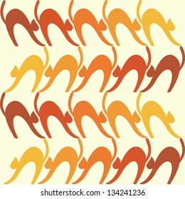 Wallpaper images of cat - vector, Illustrations