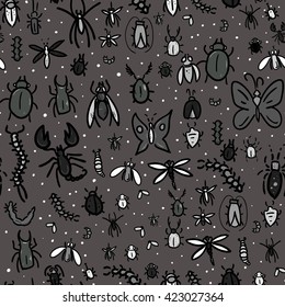 Wallpaper with insect