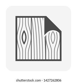 Wallpaper for interior work icon design.