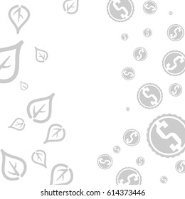 wallpaper leaves money symbol