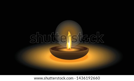 Similar – Image, Stock Photo candlelight Harmonious