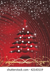 papel de parede para feliz dia de Natal, ilustração vetorial