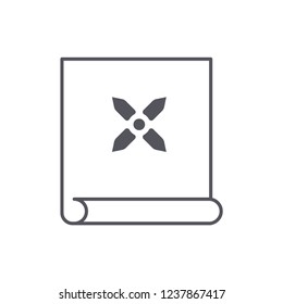 Wallpaper Modern Simple Outline Vector Icon