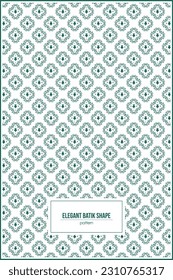 Tapete-Motiv mit elegantem Batik-Muster